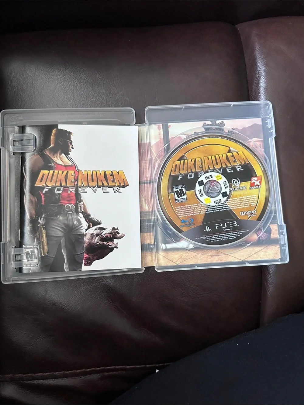 Sony PS3 Duke Nukem Forever CD video game Mature 17+ multiplayer